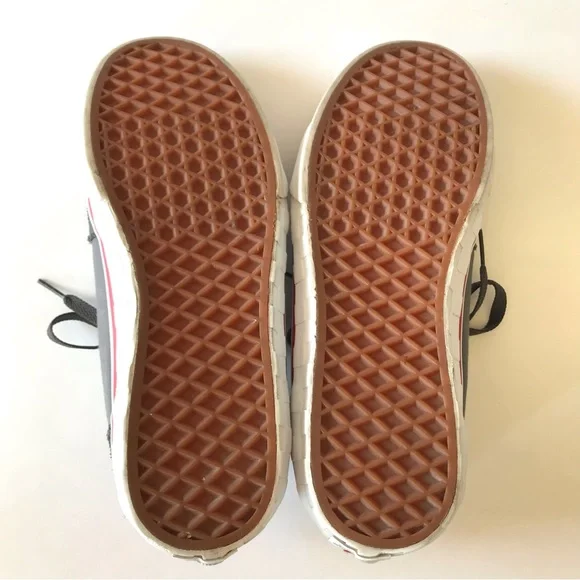 Vans Suede and Canvas Sneakers Gray Youth 7 Men’s 7 Women’s 8.5 25 cm - Picture 9 of 12